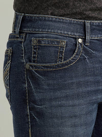 Wrangler Men's Rock 47 Slim Straight Jean In Cowboy Kiss