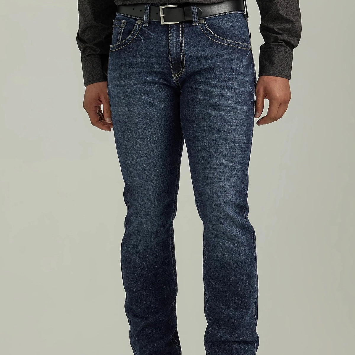 Wrangler Men's Rock 47 Slim Straight Jean In Cowboy Kiss