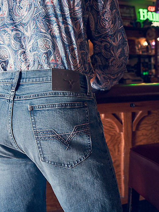 Wrangler 20X Men's No. 42 Vintage Bootcut Jean in Sedgefield