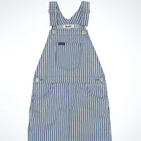 Wrangler Girl's Blue & White Railroad Striped Denim Skirtall