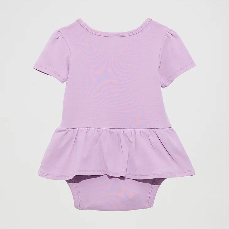 Wrangler Baby Girl's S/S Western Desert Graphic Bodysuit in Purple