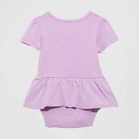 Wrangler Baby Girl's S/S Western Desert Graphic Bodysuit in Purple