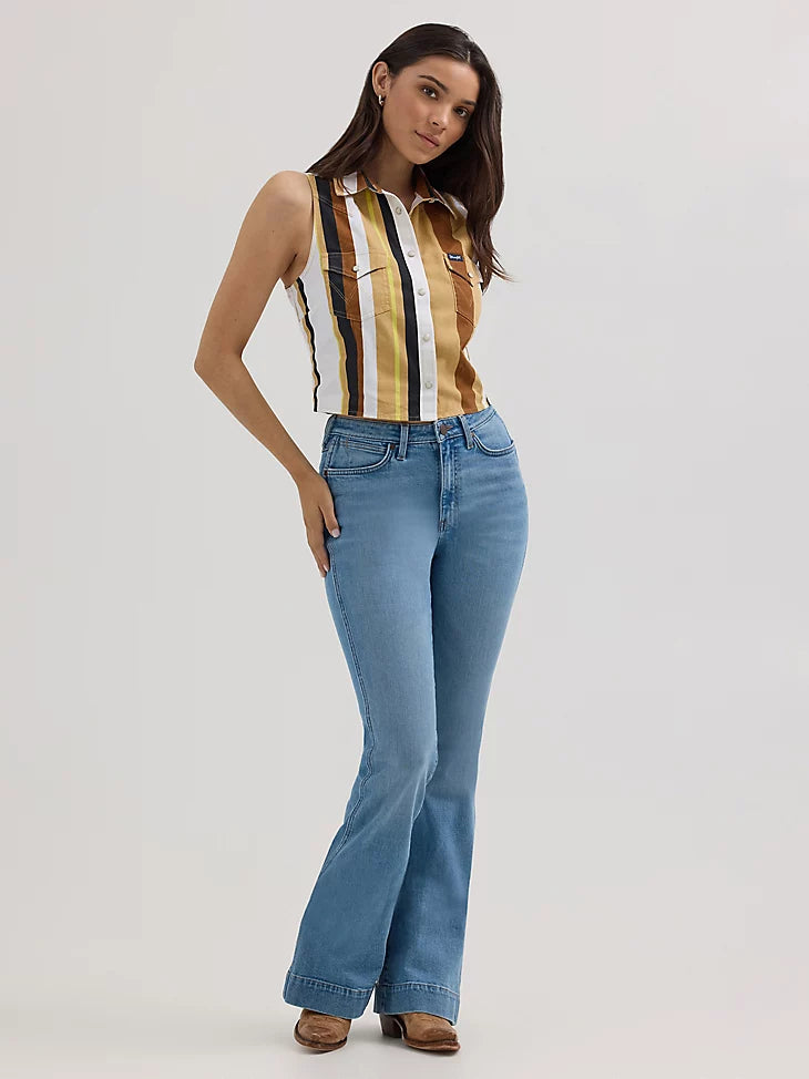 Wrangler Retro Women's Bailey High Rise Trouser in Jordyn