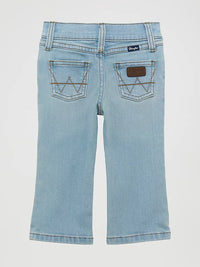 Wrangler Baby & Toddler Boy's Stitched Pocket Western Slim Bootcut Jean in Beach Wash