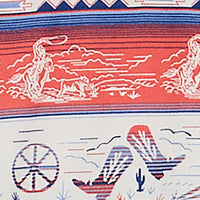 Wrangler Baby & Toddler Girl's L/S Western Print Dress in Pink