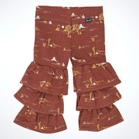 Wrangler Baby & Toddler Girl's Printed Tiered Ruffle Flare Jean in Madilyn