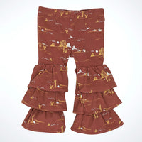 Wrangler Baby & Toddler Girl's Printed Tiered Ruffle Flare Jean in Madilyn