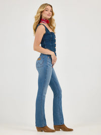 Wrangler x Lainey Wilson Boot Huggers in Wrangler Blue Wash