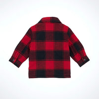 Wrangler Baby & Toddler Boy's Quilt Lined Flannel Shirt Jacket in Red Buffalo