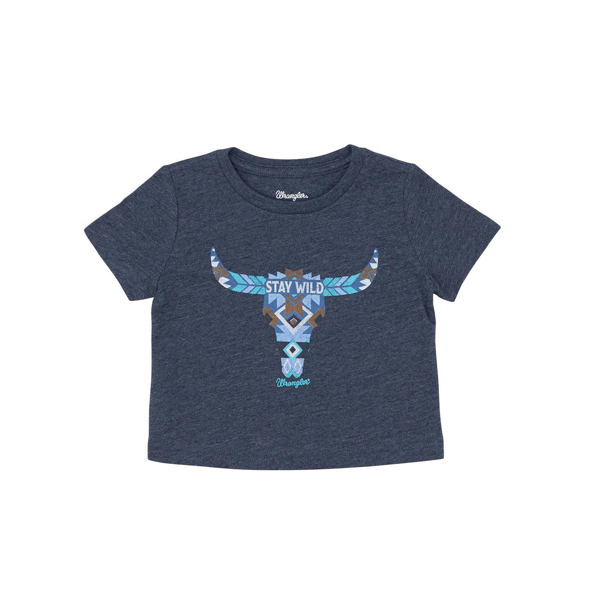 Wrangler Baby & Toddler Boy's Stay Wild Graphic T-Shirt in Dark Sapphire Heather