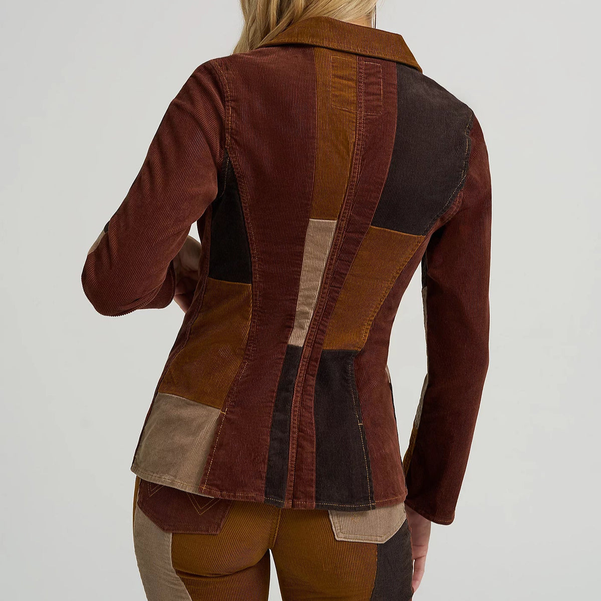 Wrangler X Lainey Wilson Patchwork Corduroy Blazer