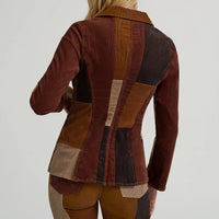 Wrangler X Lainey Wilson Patchwork Corduroy Blazer