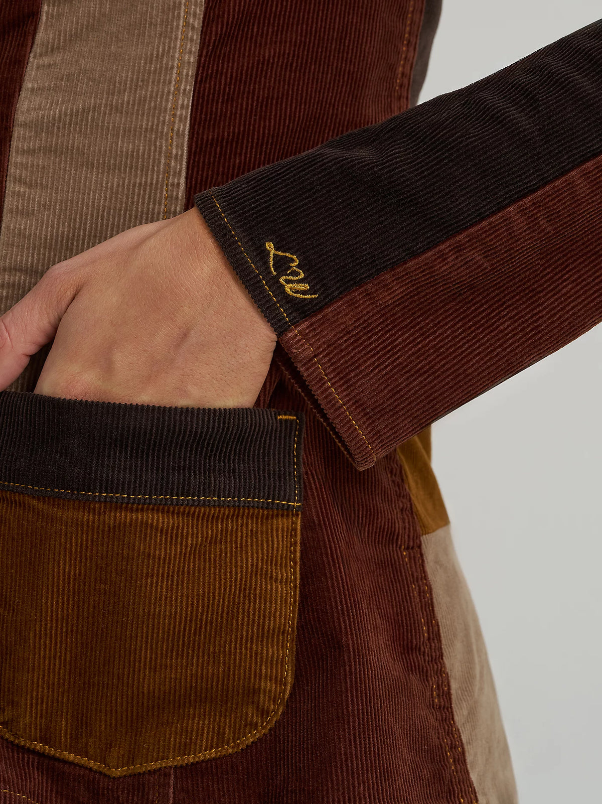 Wrangler X Lainey Wilson Patchwork Corduroy Blazer