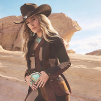 Wrangler X Lainey Wilson Patchwork Corduroy Blazer