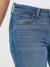 Wrangler Retro Women's Mae Mid Rise Bootcut Jean in Dahlia