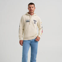 Wrangler x Coors Unisex Hoodie in Antique White