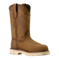 Ariat Men's Activator Argo Waterproof Round Toe Composite Toe Work Boot in Distressed Brown