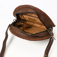 American Darling Structured Desert Hair On Hide Canteen Crossbody Bag