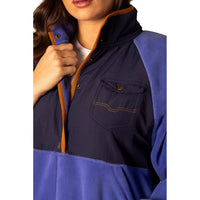 Kimes Ranch Women's Josie Quarter Snap Fleece Sweater in Blue