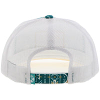 Hooey Youth "Doc" Teal & White Aztec Trucker Hat