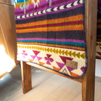 Andean Alpaca Wool Blanket - Amethyst