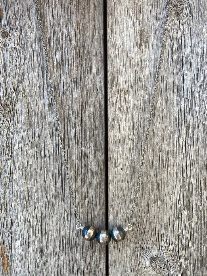 J Forks Navajo Pearl Everyday Necklace