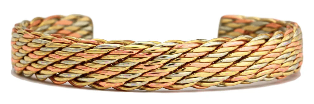 Sergio Lub Copper, Silver, and Brass Bracelets