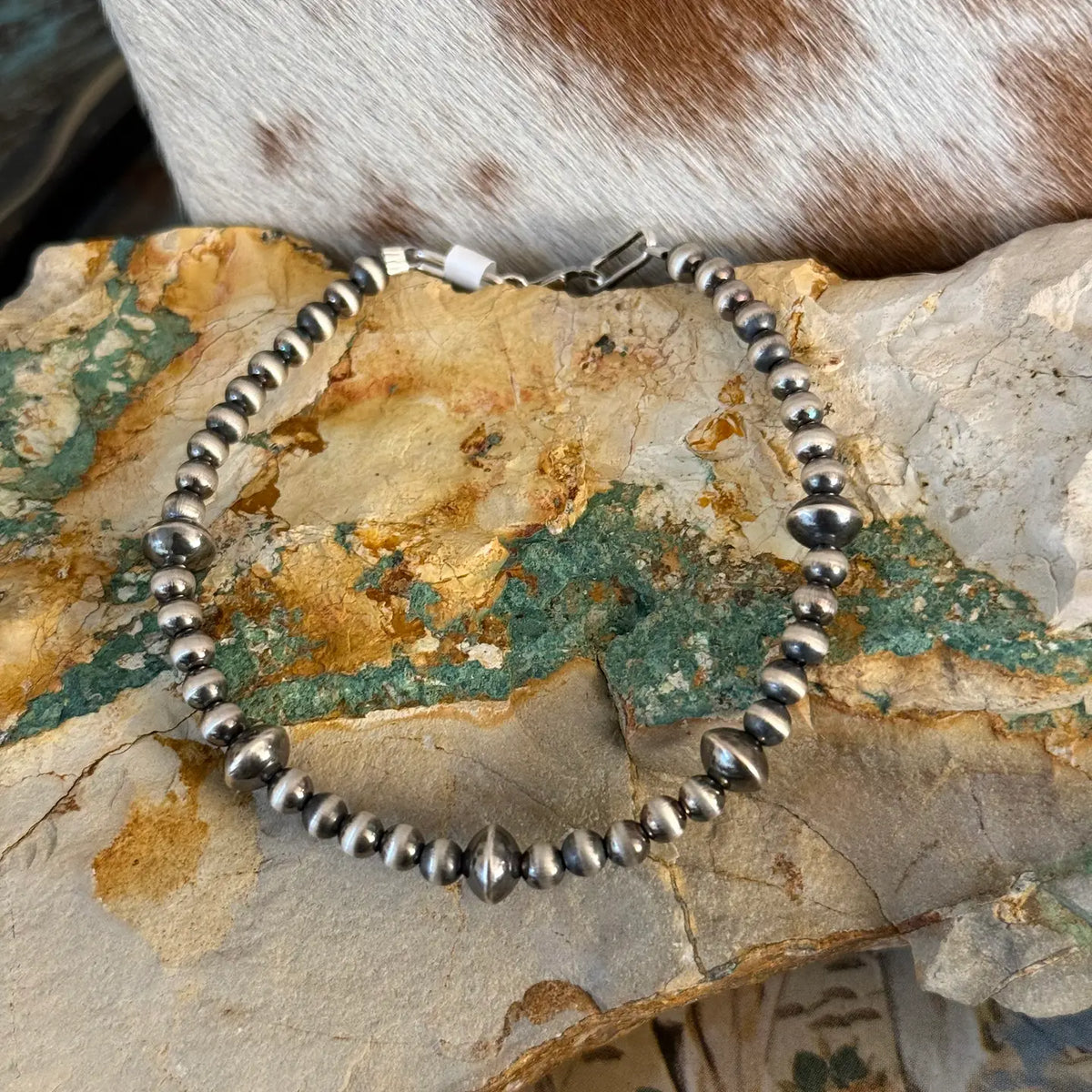 Sterling Silver Saucer Pearl Mix Bracelet