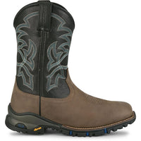 Tony Lama Men's Waterproof Roustabout Cowhide Work Boot in Grey