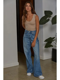 Women's Solid U Neck Double Layered Seamless Tank (Available in 4 Colors!)