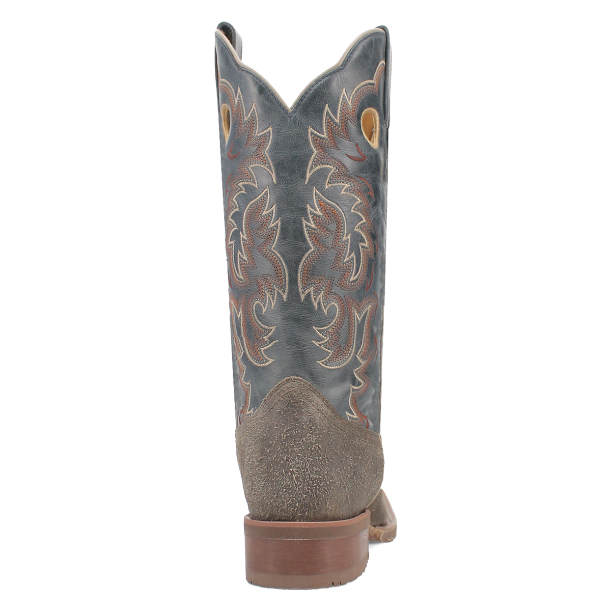 Laredo Men's Summit Leather Western Boot in Grey and Blue