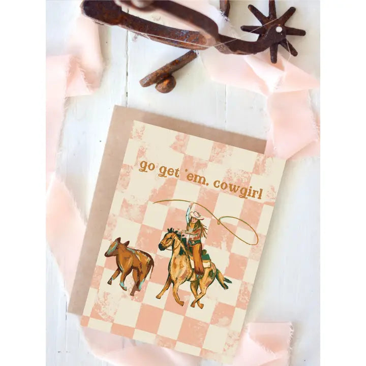 Western Greeting Cards by Tirzah Lane Art