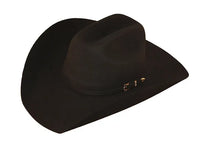 Lone Star Maverick Wool Felt Cowboy Hat in Black