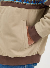 Wrangler Men's Aztec Bomber Jacket in North Shore