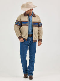 Wrangler Men's Aztec Bomber Jacket in North Shore