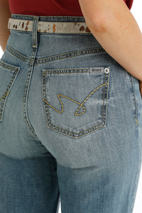 Cruel Women's Quinn Relaxed Straight Jean in Light Stonewash