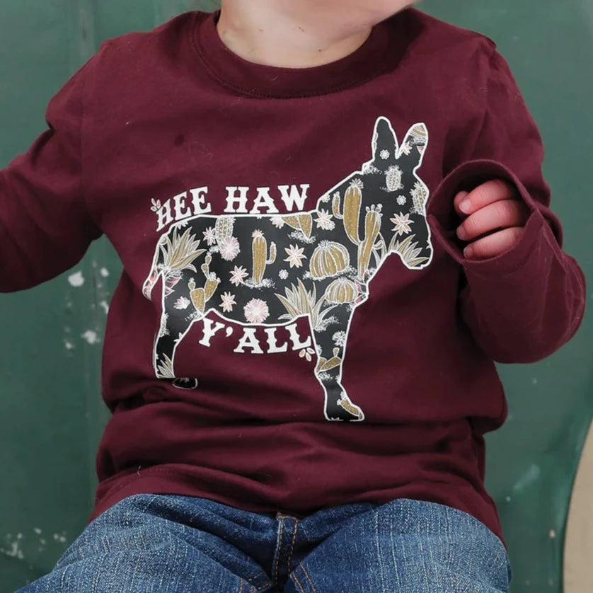 Cruel Girl's Jaylee Long Sleeve Shirt in Purple