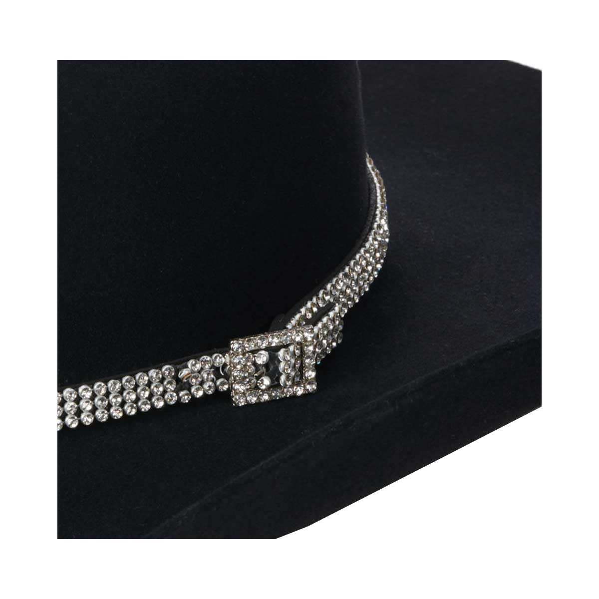 3D Belt Clear Crystal Fashion Hat Band