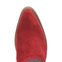 Dingo Women's Bandida Red Suede Leather Bootie