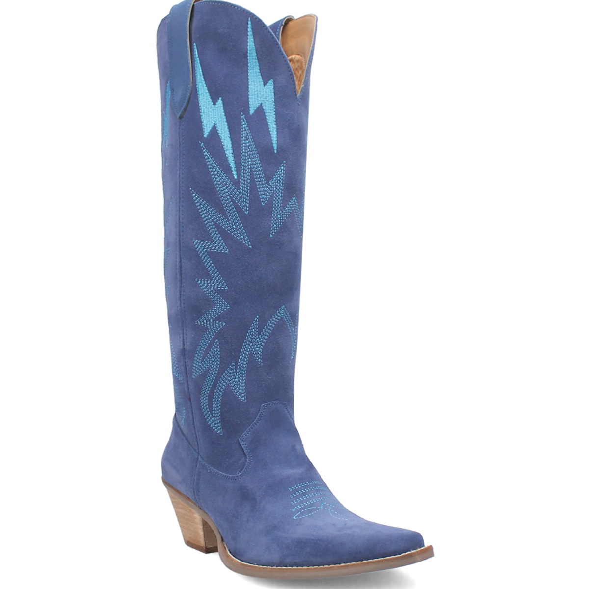 Dingo Women's Thunder Road Suede Boot in Blue