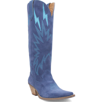 Dingo Women's Thunder Road Suede Boot in Blue