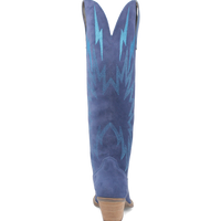 Dingo Women's Thunder Road Suede Boot in Blue