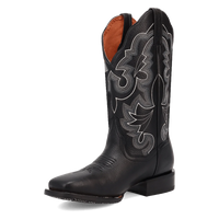 Dan Post Women's Lizzie Square Toe Boot in Black