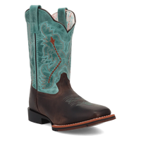 Dan Post Girl's Salina Western Boot in Chocolate Brown