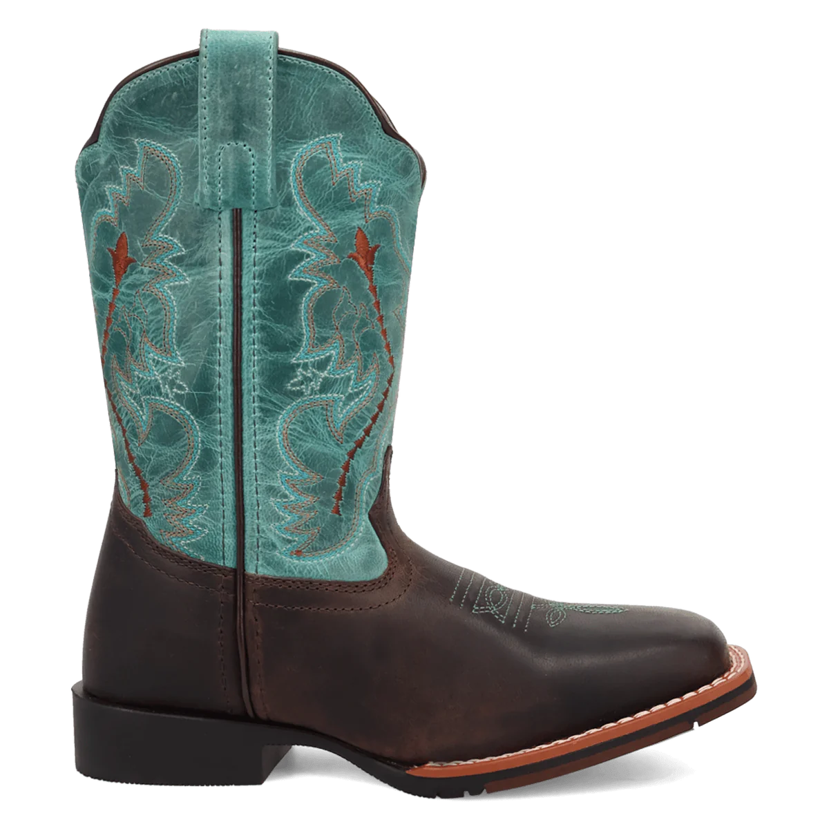 Dan Post Girl's Salina Western Boot in Chocolate Brown