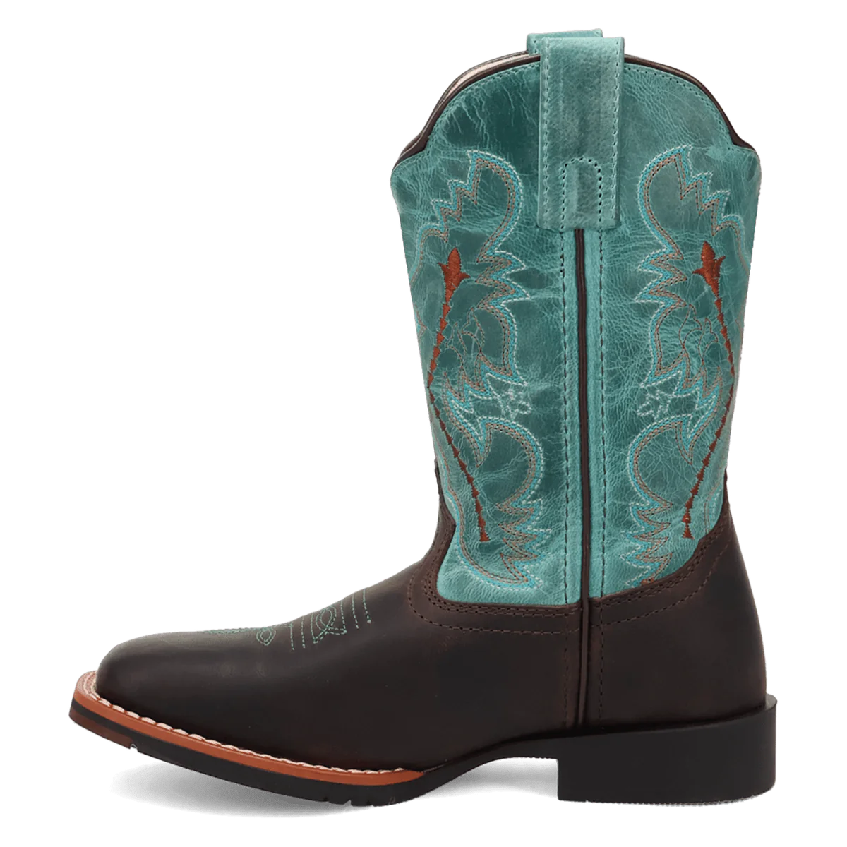 Dan Post Girl's Salina Western Boot in Chocolate Brown