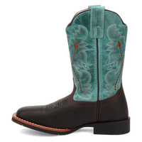 Dan Post Girl's Salina Western Boot in Chocolate Brown