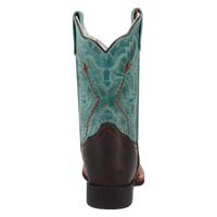 Dan Post Girl's Salina Western Boot in Chocolate Brown