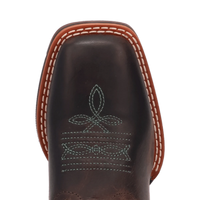 Dan Post Girl's Salina Western Boot in Chocolate Brown