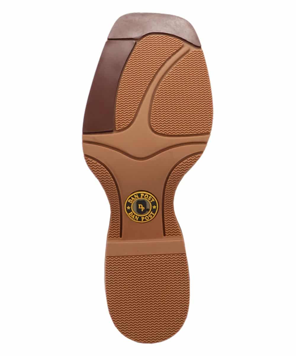 Dan Post Girl's Salina Leather Boot in Tan and Pink